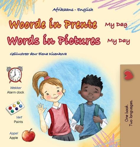 Words in Pictures - My Day (Afrikaans English Bilingual Children's Book)  by Kidkiddos Books at Abbey's Bookshop, 