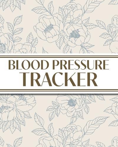 XL Large Print 1-Year Blood Pressure Tracker (Blue Roses on Cream): 8""x10"" 52+ Extra Weeks Large Daily Blood Pressure Logbook Tracker Complete with Monthly Trend Graphs (5 Weeks a Month); Perfect for Seniors with its 16 pt Font!  by Revive Stationery at Abbey's Bookshop, 