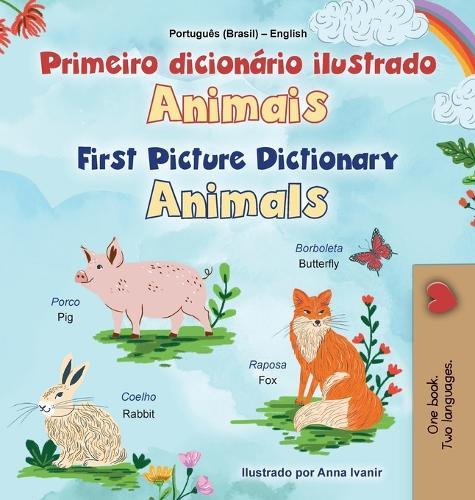 First Picture Dictionary - Animals (Portuguese Brazilian English Bilingual Children's Book)  by Kidkiddos Books at Abbey's Bookshop, 
