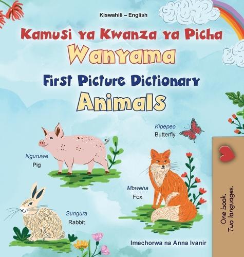 First Picture Dictionary - Animals (Swahili English Bilingual Children's Book)  by Kidkiddos Books at Abbey's Bookshop, 