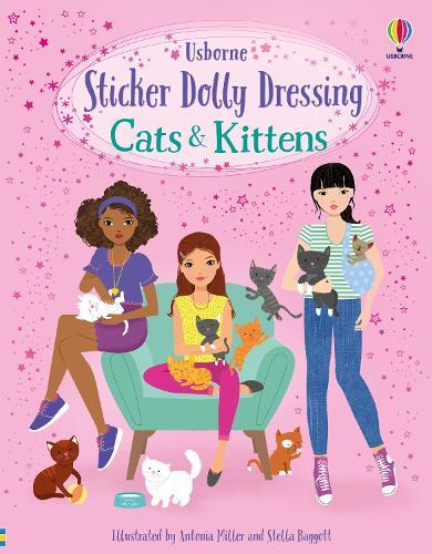 Sticker Dolly Dressing Cats and Kittens  by Lucy Bowman at Abbey's Bookshop, 