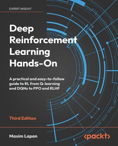 Deep Reinforcement Learning Hands-On: A practical and easy-to-follow guide to RL from Q-learning and DQNs to PPO and RLHF  by Maxim Lapan at Abbey's Bookshop, 