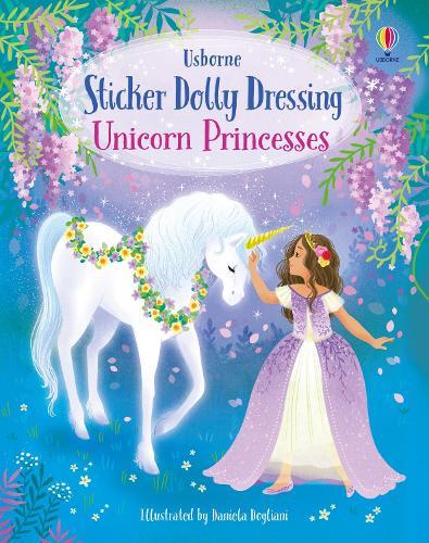 Sticker Dolly Dressing Unicorn Princesses  by Fiona Watt at Abbey's Bookshop, 