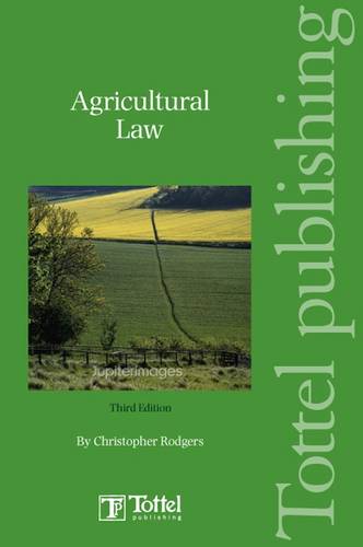 Agricultural Law  by Christopher P. Rodgers at Abbey's Bookshop, 