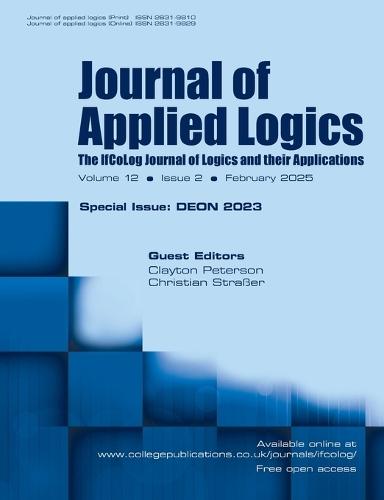 Journal of Applied Logics. The IfCoLog Journal of Logics and their Applications. Volume 12, issue 2, February 2025. Special issue: Deon 2023  by Clayton Peterson at Abbey's Bookshop, 