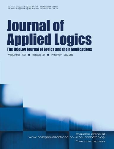 Journal of Applied Logics. The IfCoLog Journal of Logics and their Aplications. Volume 12, issue 3, March 2025  by Dov Gabbay at Abbey's Bookshop, 