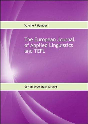 The European Journal of Applied Linguistics and TEFL  by Andrzej Cirocki at Abbey's Bookshop, 