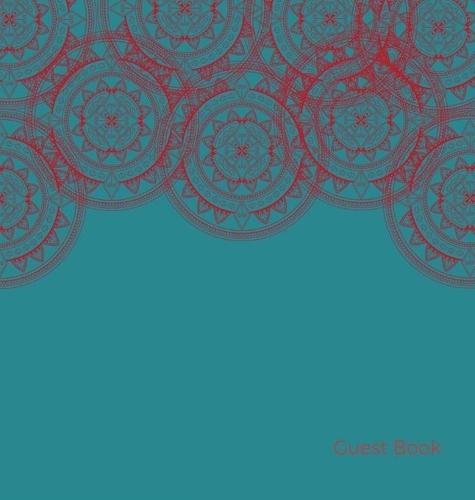 Guest book (Hardcover): Celebrations and parties guest book, wedding guest book, memory book, keepsake, birthday guest book, vacation guest book, mandala pattern guest book