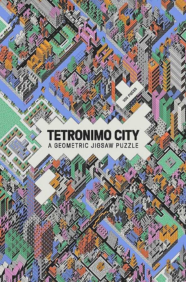 Tetromino City (Jigsaw Puzzle 300 Piece Geometric)  by Jigsaw Puzzle at Abbey's Bookshop, 