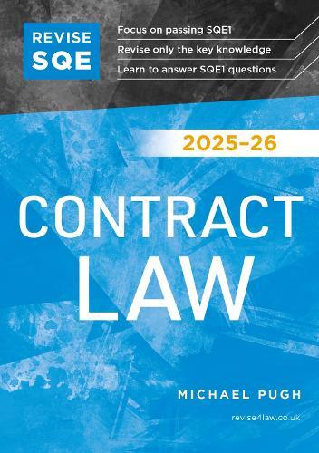 Revise SQE Contract Law 2025/26: SQE1 Revision Guide  by Michael Pugh at Abbey's Bookshop, 