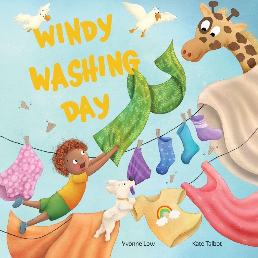 Windy Washing Day  by Yvonne Low at Abbey's Bookshop, 