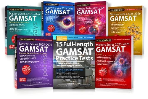 2025-2026 GAMSAT New Masters Series: All 6 books plus 15-exam HEAPS book