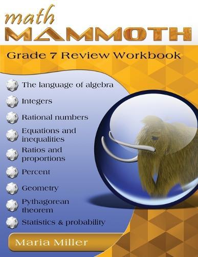 Math Mammoth Grade 7 Review Workbook  by Maria Miller at Abbey's Bookshop, 