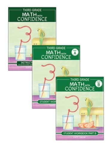 Third Grade Math with Confidence Complete Bundle  by Kate Snow at Abbey's Bookshop, 