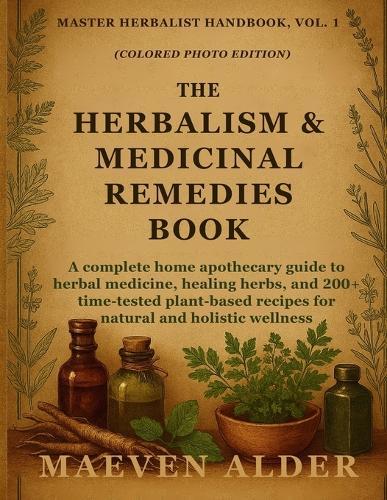 The Herbalism & Medicinal Remedies Book: A Complete Home Apothecary Guide to Herbal Medicine, Healing Herbs, and 200+ Time-Tested Plant-Based Recipes for Natural and Holistic Wellness  by Maeven Alder at Abbey's Bookshop, 