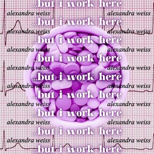 ...but i work here  by Alexandra Weiss at Abbey's Bookshop, 