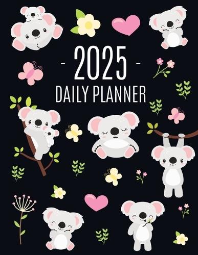 Koala Planner 2025: Australian Outback Animal Agenda: January-December Pretty Pink Butterflies & Yellow Flowers Monthly Scheduler For Work or Office  by Pimpom Pretty Press at Abbey's Bookshop, 
