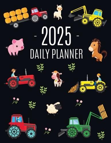 Farm Planner 2025: Cool Daily Agenda for 2025 Scheduler With Tractors & Funny Farm Animals (12 Months) Organizer with Cow, Sheep, Horse, Pig, Llama, Flowers  by Happy Oak Tree Press at Abbey's Bookshop, 