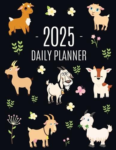 Goat Planner 2025: Daily Organizer: January-December (12 Months) Beautiful Agenda with Cute Farm Animals  by Happy Oak Tree Press at Abbey's Bookshop, 