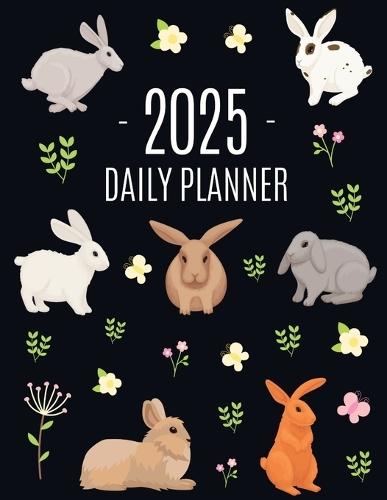 Rabbit Planner 2025: Cute Year Organizer with Bunnies: For an Easy Overview of All Your Appointments! Beautiful Hare Scheduler: January-December (12 Months)  by Happy Oak Tree Press at Abbey's Bookshop, 