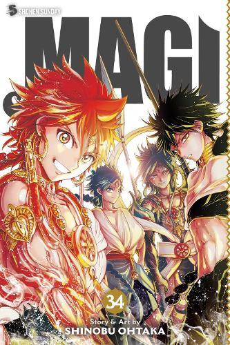 Magi: The Labyrinth of Magic Vol 34 (GN)  by Shinobu Ohtaka at Abbey's Bookshop, 