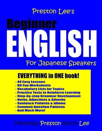 Beginner English for Japanese Speakers  by Matthew Preston at Abbey's Bookshop, 