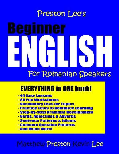 Beginner English for Romanian Speakers  by Matthew Preston at Abbey's Bookshop, 