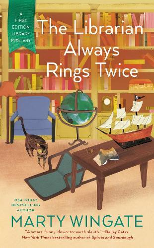 The Librarian Always Rings Twice  by Marty Wingate at Abbey's Bookshop, 