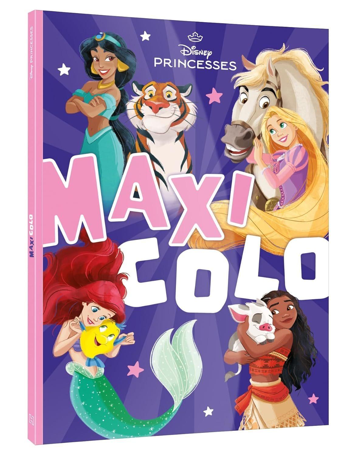 Disney Princesses Maxi Colo (Disney Colouring Book French)  by Disney at Abbey's Bookshop, 