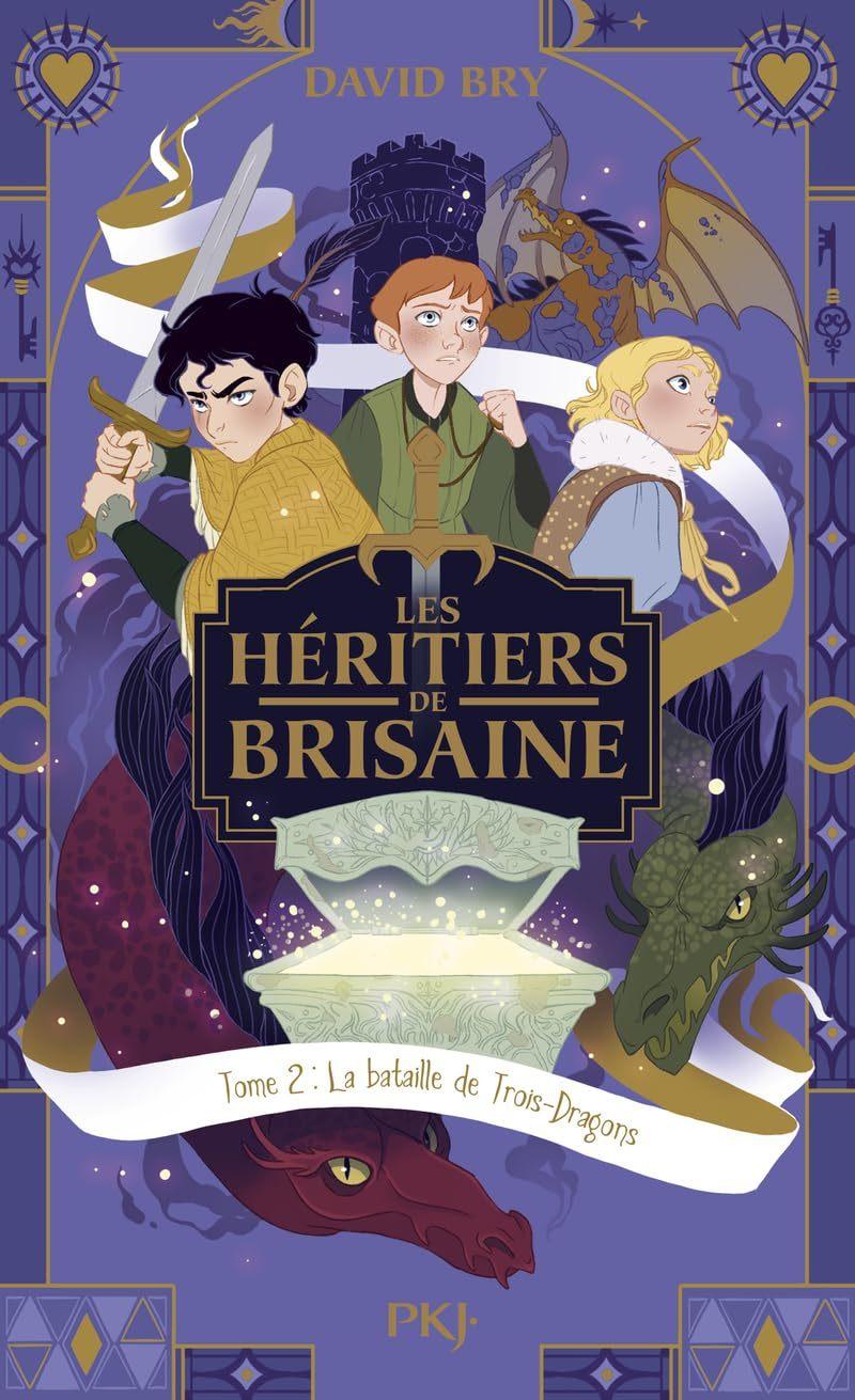 Bataille de Trois Dragons (#2 les Heritiers de Brisaine)  by David Bry at Abbey's Bookshop, 