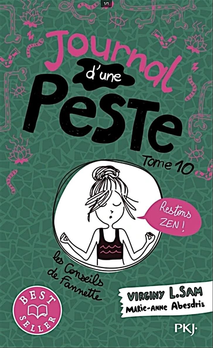 Journal d'une peste. #10. Restons zen !   by Virginy L Sam at Abbey's Bookshop, 