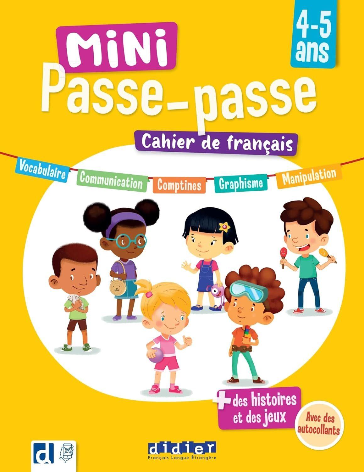 Mini Passe-Passe Cahier de Francais (4-5 Ans)  by Didier at Abbey's Bookshop, 