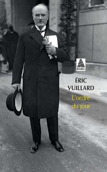 L'Ordre du Jour  by Eric Vuillard at Abbey's Bookshop, 