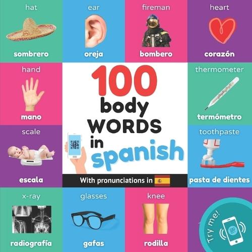 100 Body Words in Spanish  by Yukismart at Abbey's Bookshop, 