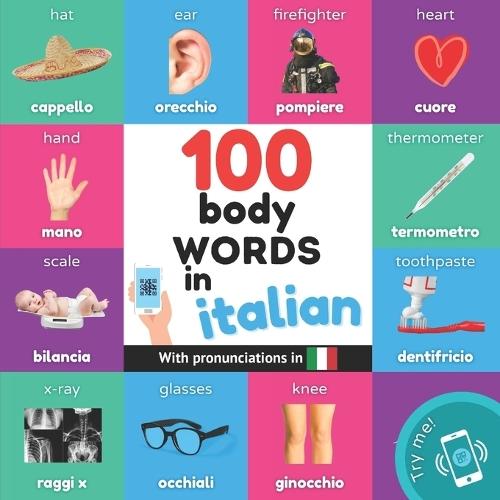 100 Body Words in Italian (Italian / English)  by Yukismart at Abbey's Bookshop, 