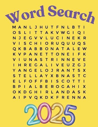 Word Search Puzzle Book 2025 Large Print: Adult Word Search Puzzle Book for Women, Men, Seniors  by Laura Bidden at Abbey's Bookshop, 