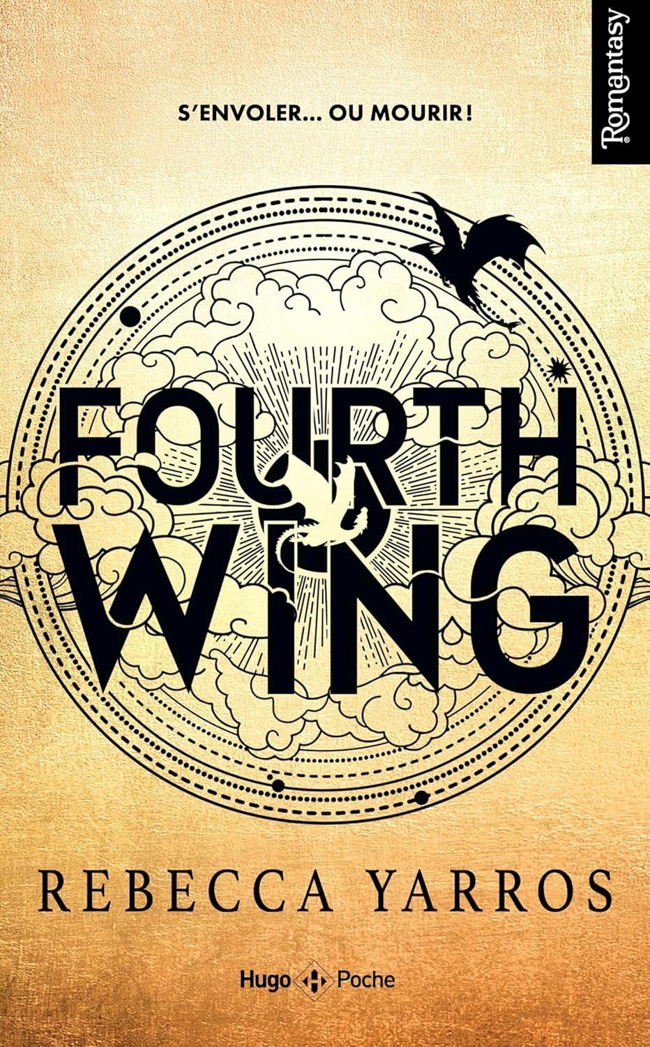 Fourth Wing (#1 Empyrean French)  by Rebecca Yarros at Abbey's Bookshop, 