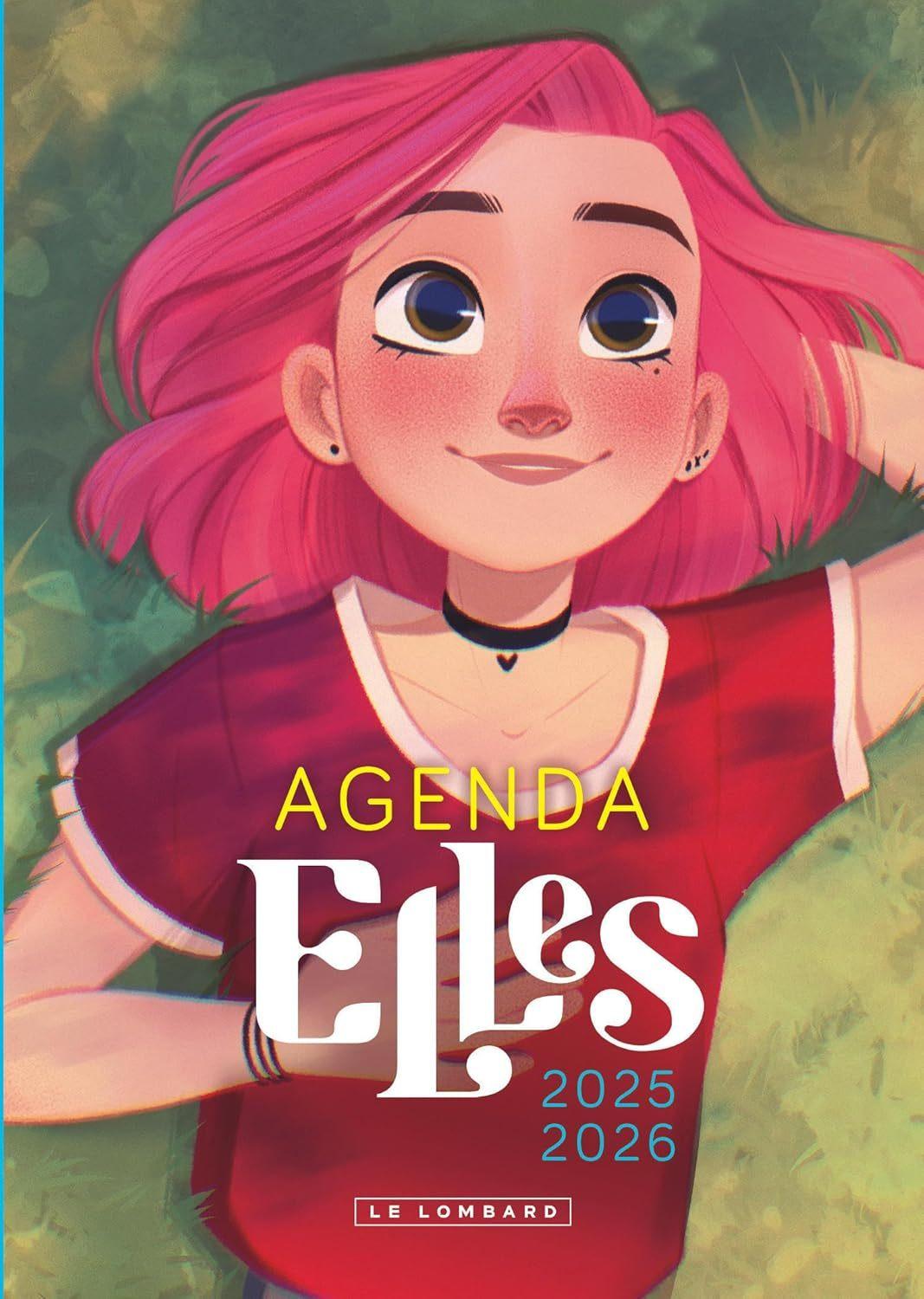 Agenda Elles 2025 - 2026 (French)  by Le Lombard at Abbey's Bookshop, 