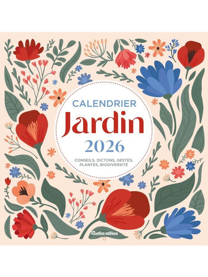 Calendrier Mural Jardin 2026  by Robert Elger at Abbey's Bookshop, 