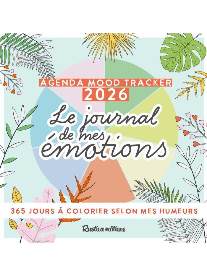 Journal de Mes Emotions: Agenda Mood Tracker 2026  by Rustica Editions at Abbey's Bookshop, 