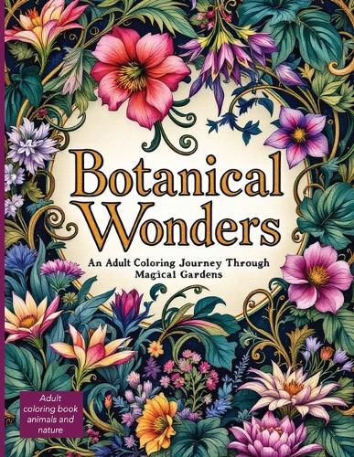 Botanical Wonders: Discover Enchanting Flora, Mythical Creatures, and Nature's Hidden Secrets in the intricate plant coloring pages in this Botanical coloring book for adults  by Evelyn Sage at Abbey's Bookshop, 