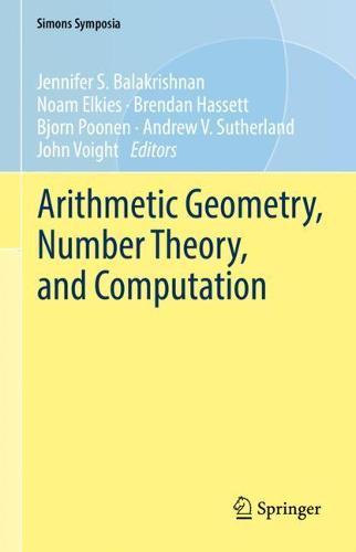 Arithmetic Geometry, Number Theory, and Computation  by Jennifer S. Balakrishnan at Abbey's Bookshop, 