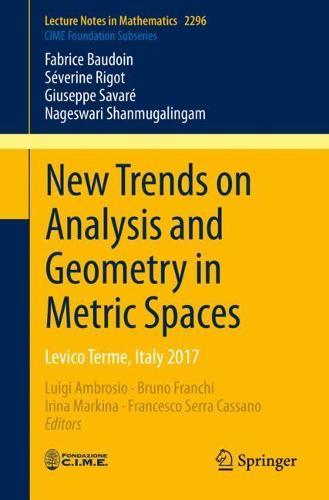 New Trends on Analysis and Geometry in Metric Spaces: Levico Terme, Italy 2017  by Luigi Ambrosio at Abbey's Bookshop, 