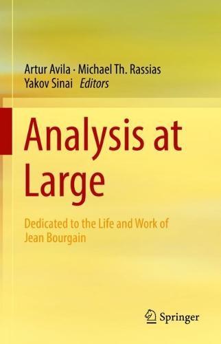 Analysis at Large: Dedicated to the Life and Work of Jean Bourgain  by Artur Avila at Abbey's Bookshop, 