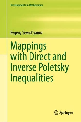 Mappings with Direct and Inverse Poletsky Inequalities  by Evgeny Sevost'yanov at Abbey's Bookshop, 