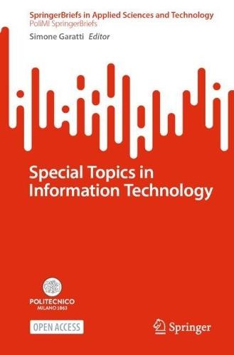 Special Topics in Information Technology  by Simone Garatti at Abbey's Bookshop, 