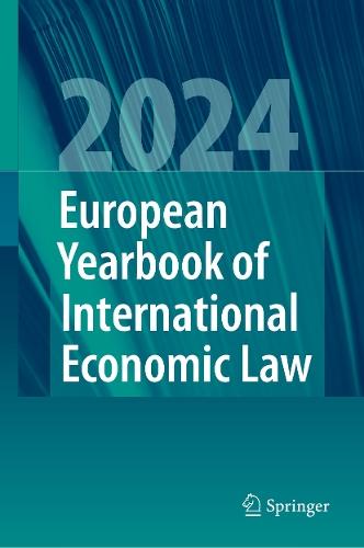 European Yearbook of International Economic Law 2024  by Jelena Bäumler at Abbey's Bookshop, 