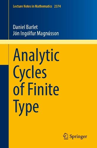 Analytic Cycles of Finite Type  by Daniel Barlet at Abbey's Bookshop, 