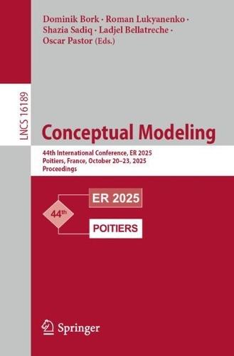 Conceptual Modeling: 44th International Conference, ER 2025, Poitiers, France, October 20–23, 2025, Proceedings