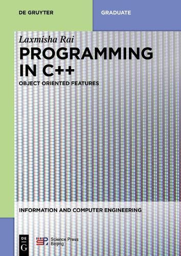 Programming in C++: Object Oriented Features
